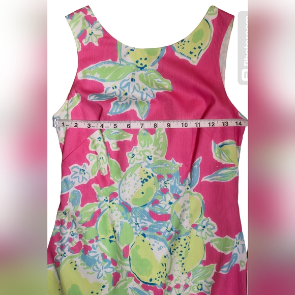 Lilly Pulitzer Delia Shift Dress Hotty Pink Lemonade  Size 00 - Picture 11 of 12